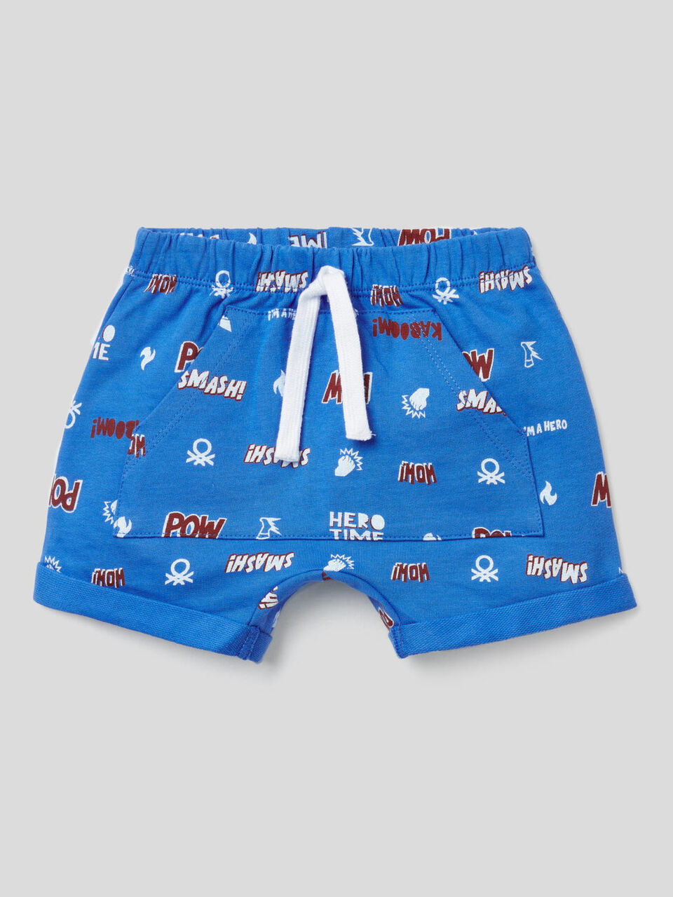 Shorts con maxi tasca image number 1