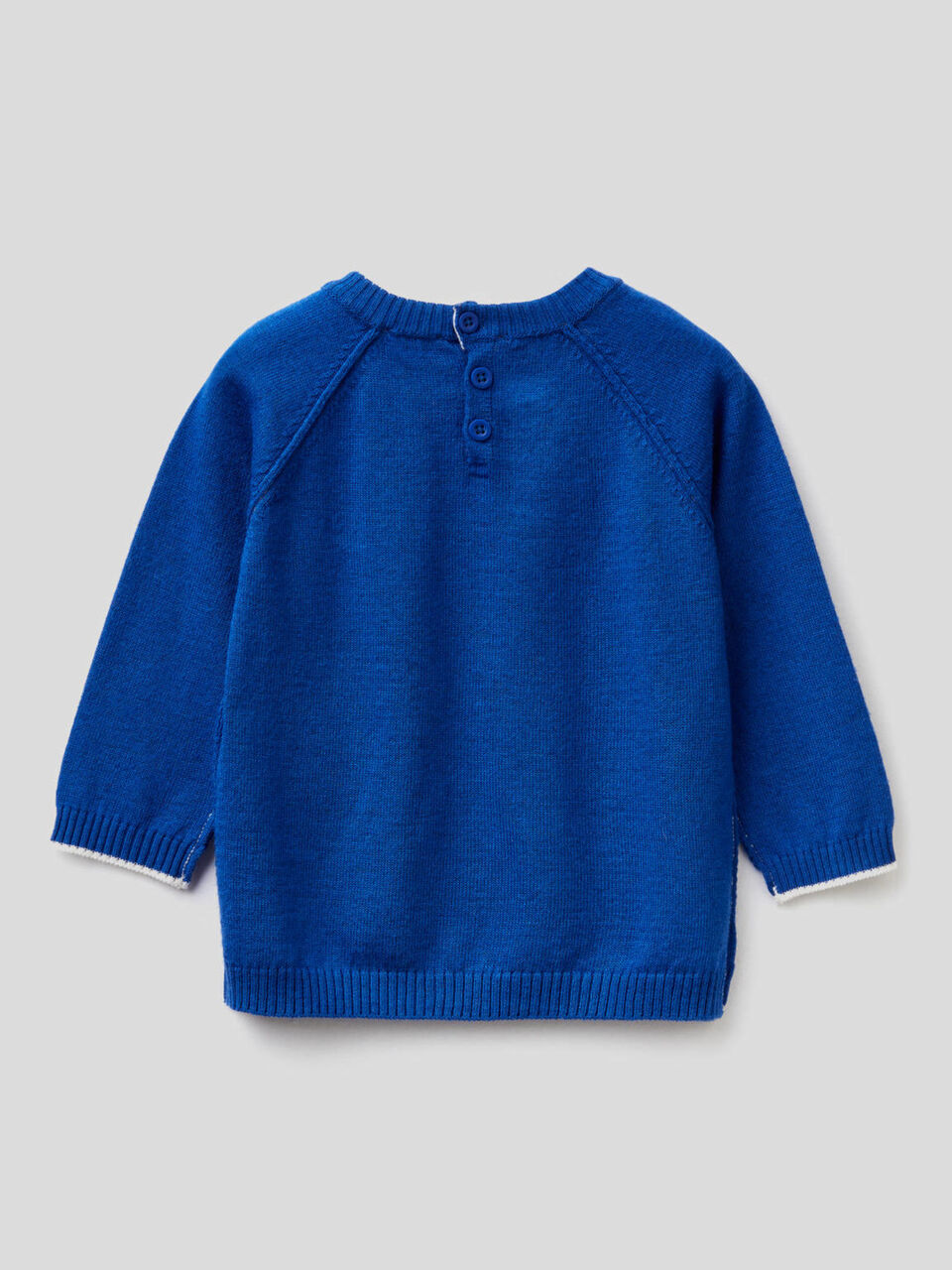 Maglia girocollo con manica raglan image number 2