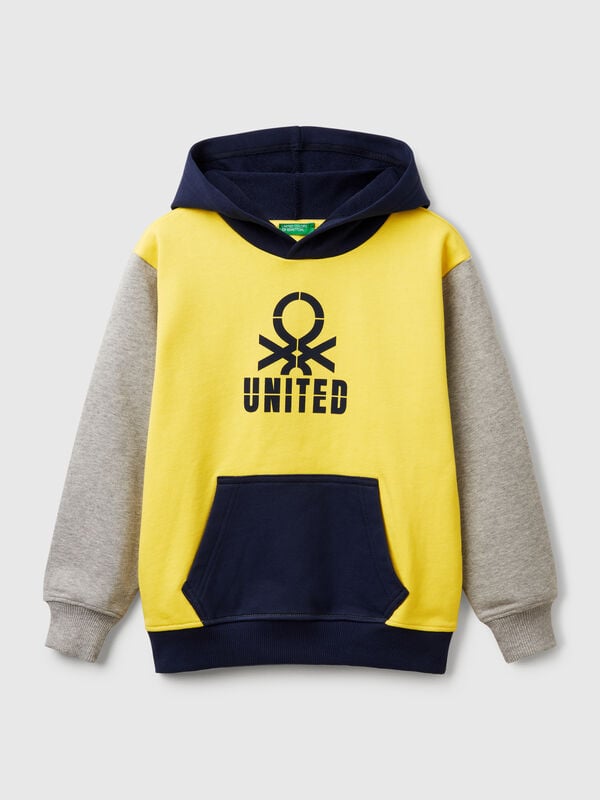Felpa con stampa e cappuccio  Bambino