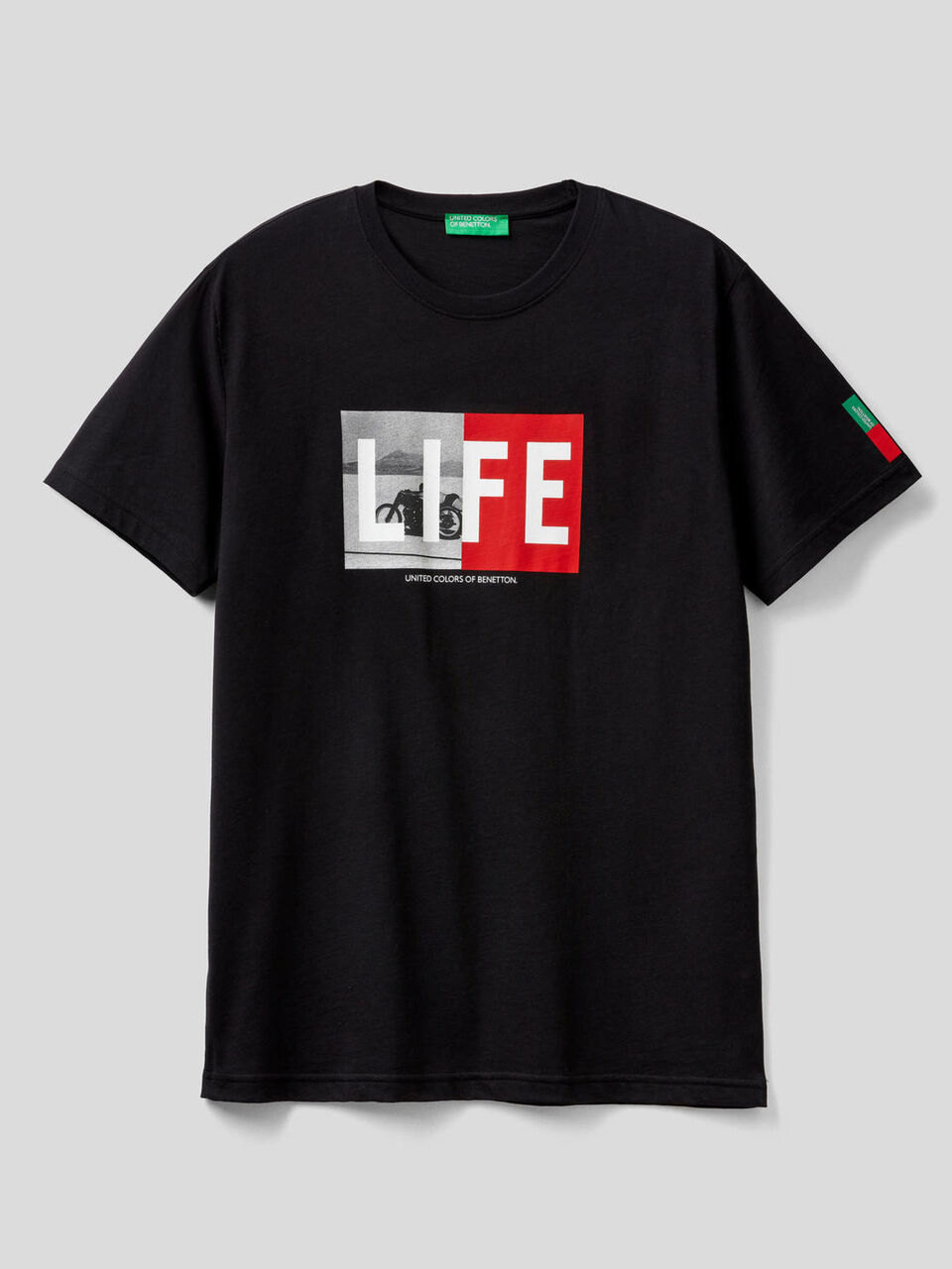 T-shirt Life in 100% cotone biologico image number 1