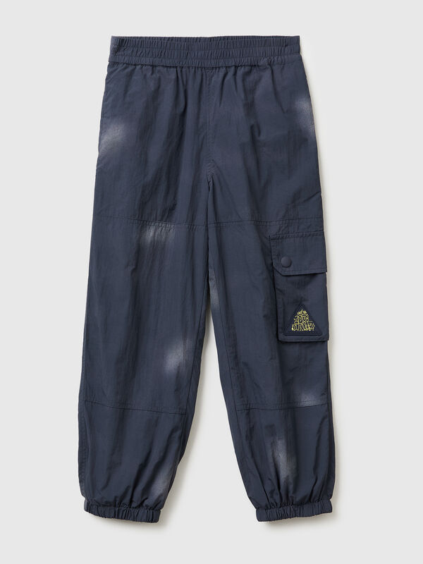 Joggers in nylon Bambino
