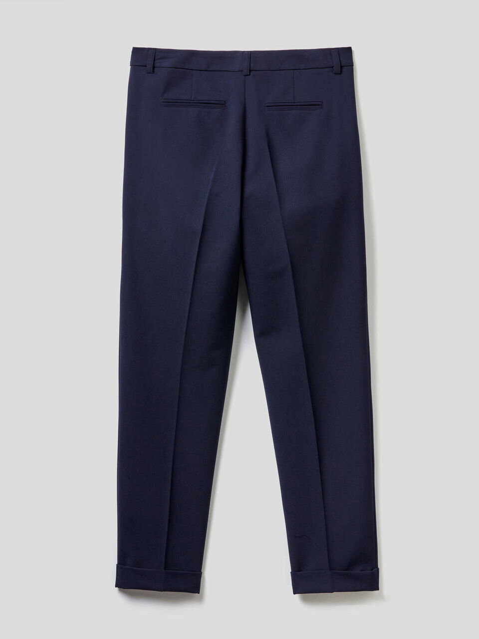 Pantaloni stretch con risvolto image number 2