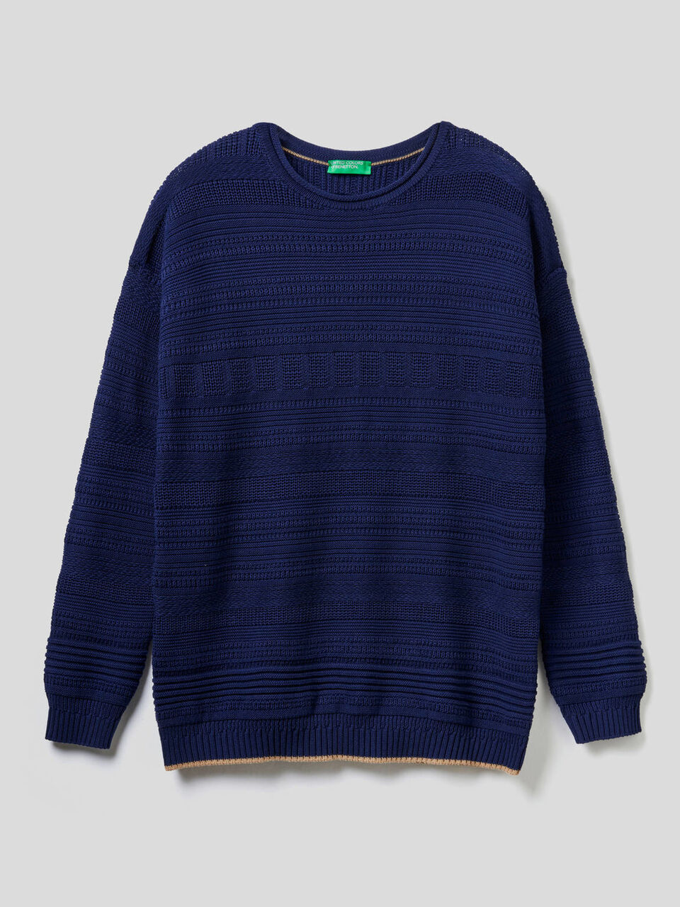 Maglia lavorata in 100% cotone image number 1