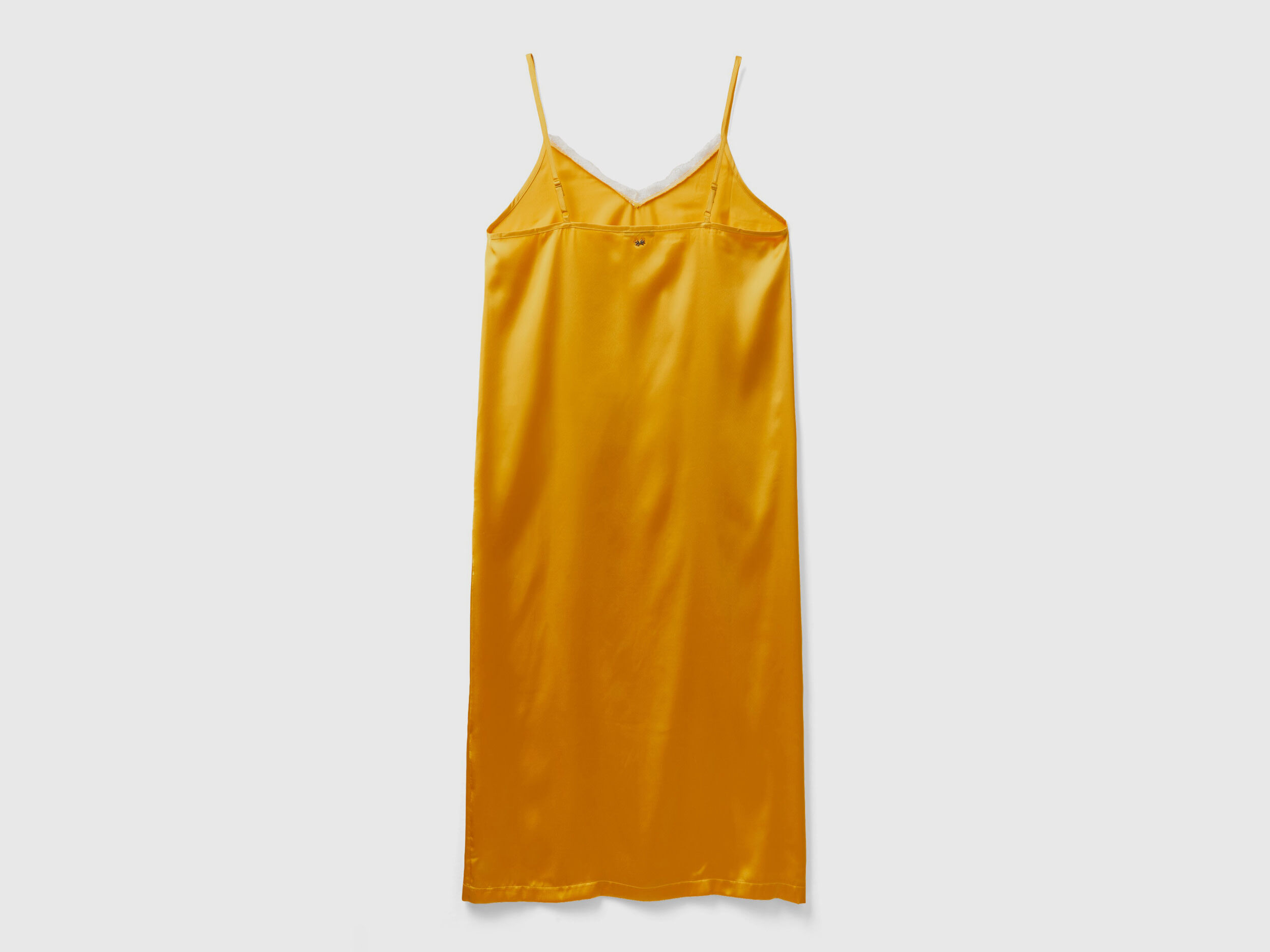 Sottoveste in satin Giallo Donna Benetton