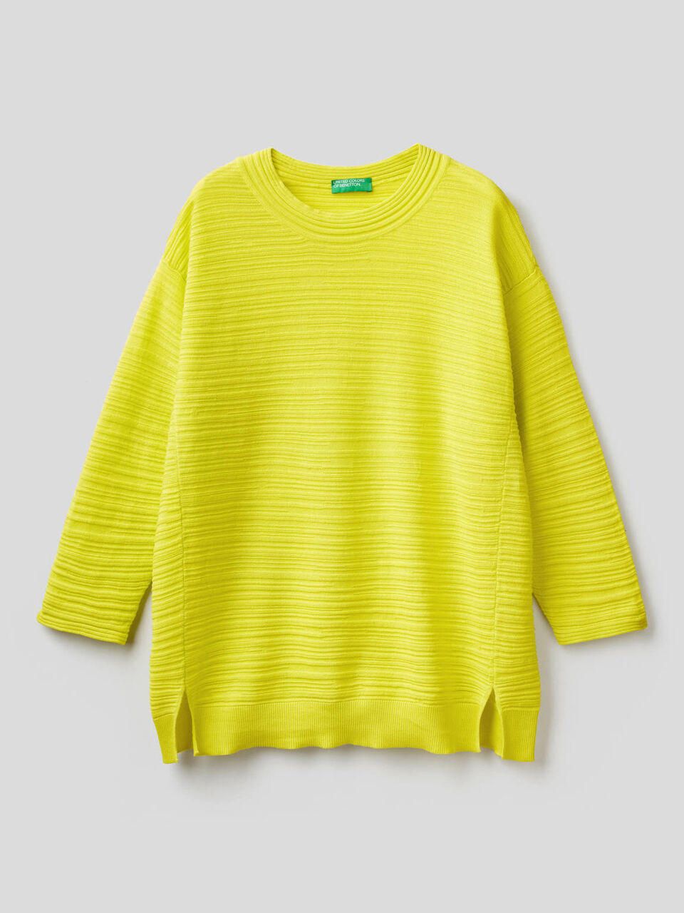 Maglia lavorata in 100% cotone image number 1