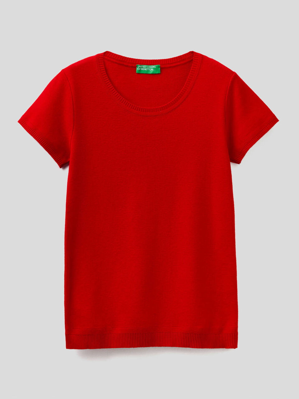 Maglia a manica corta in 100% cotone image number 1