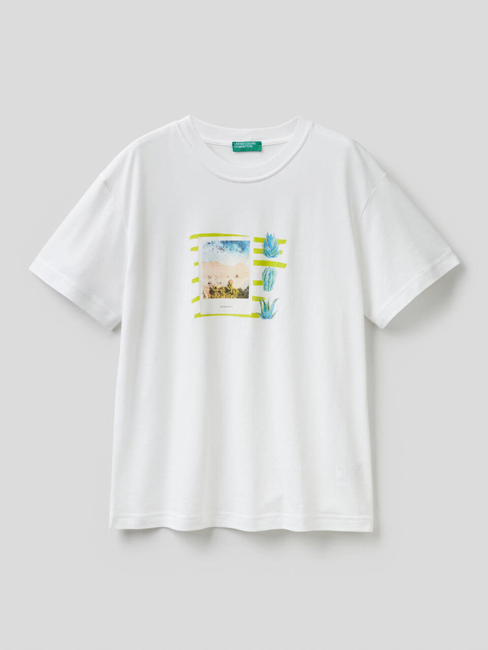 T-shirt con stampa fotografica image number 1