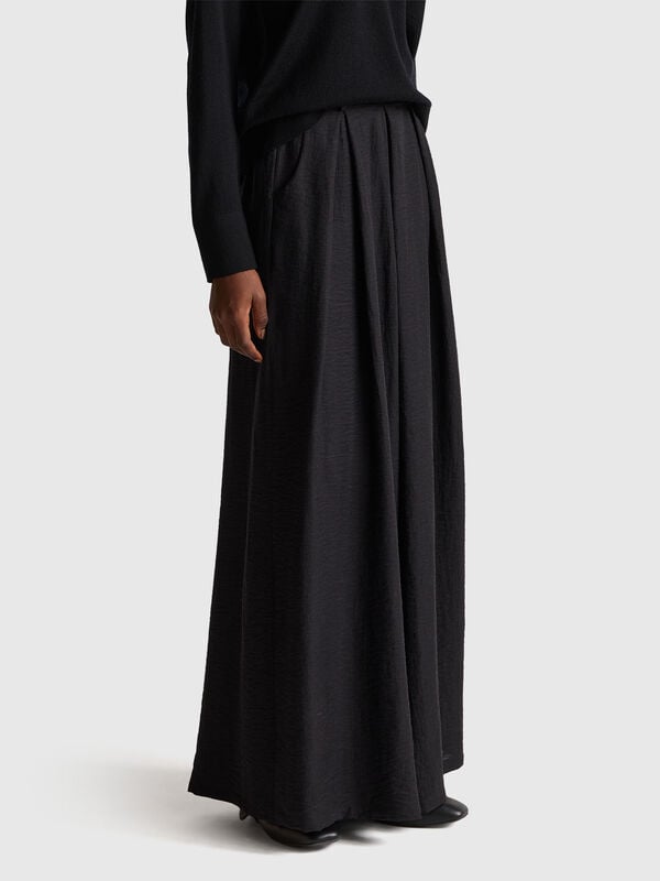 Gonna pantalone in misto viscosa Donna