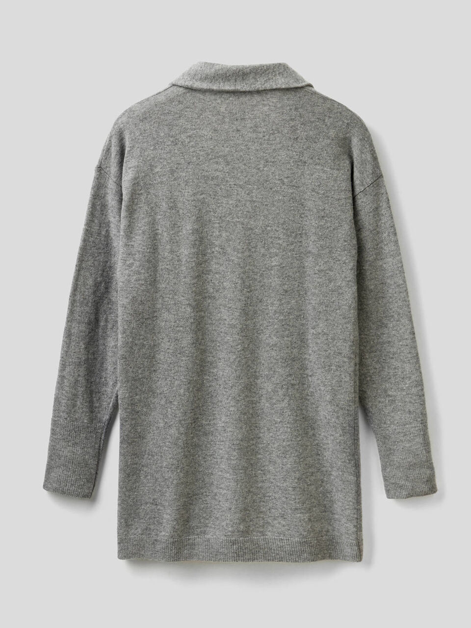 Cardigan lungo con collo a scialle image number 2