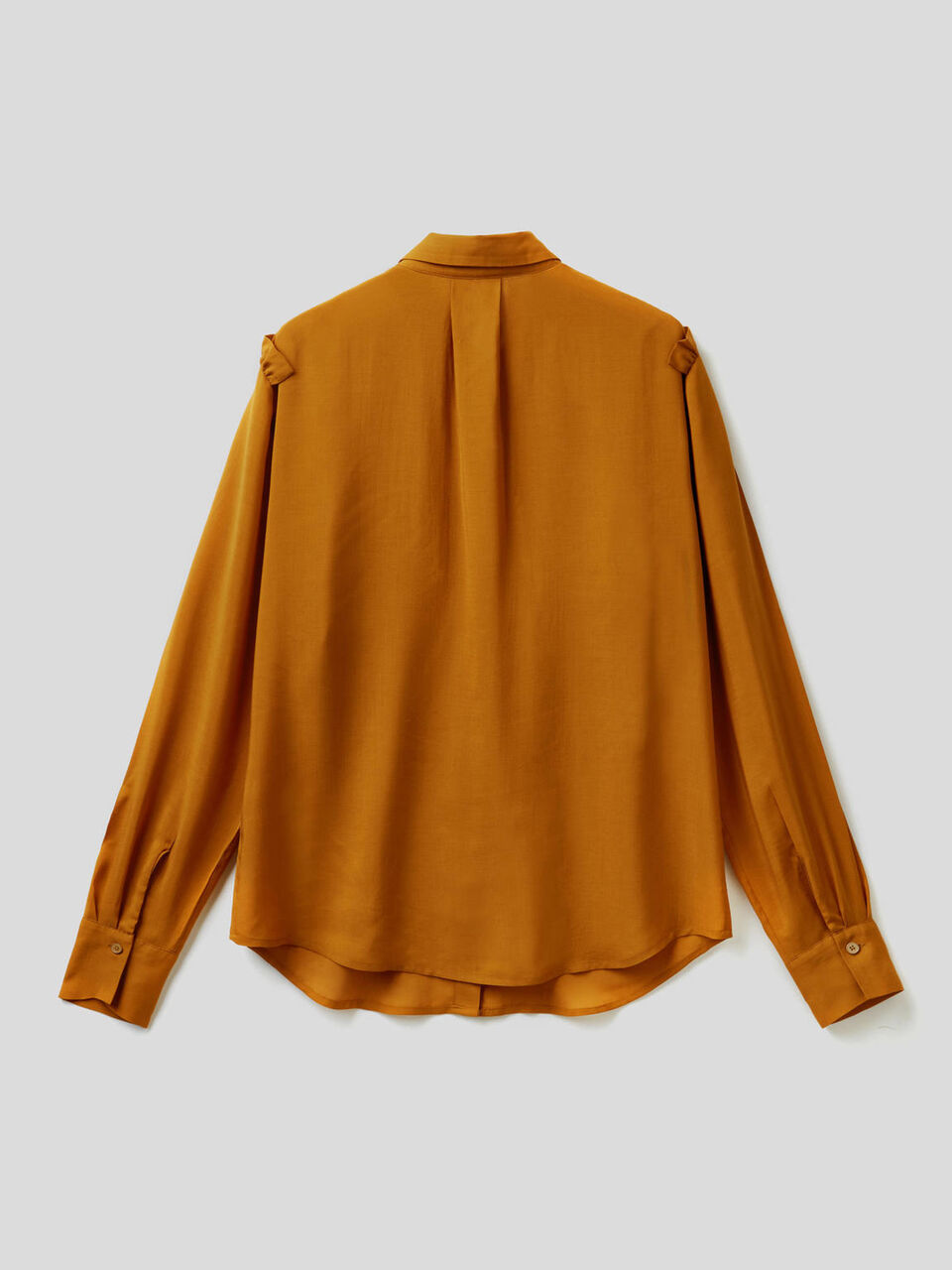 Camicia fluida con rouches image number 2