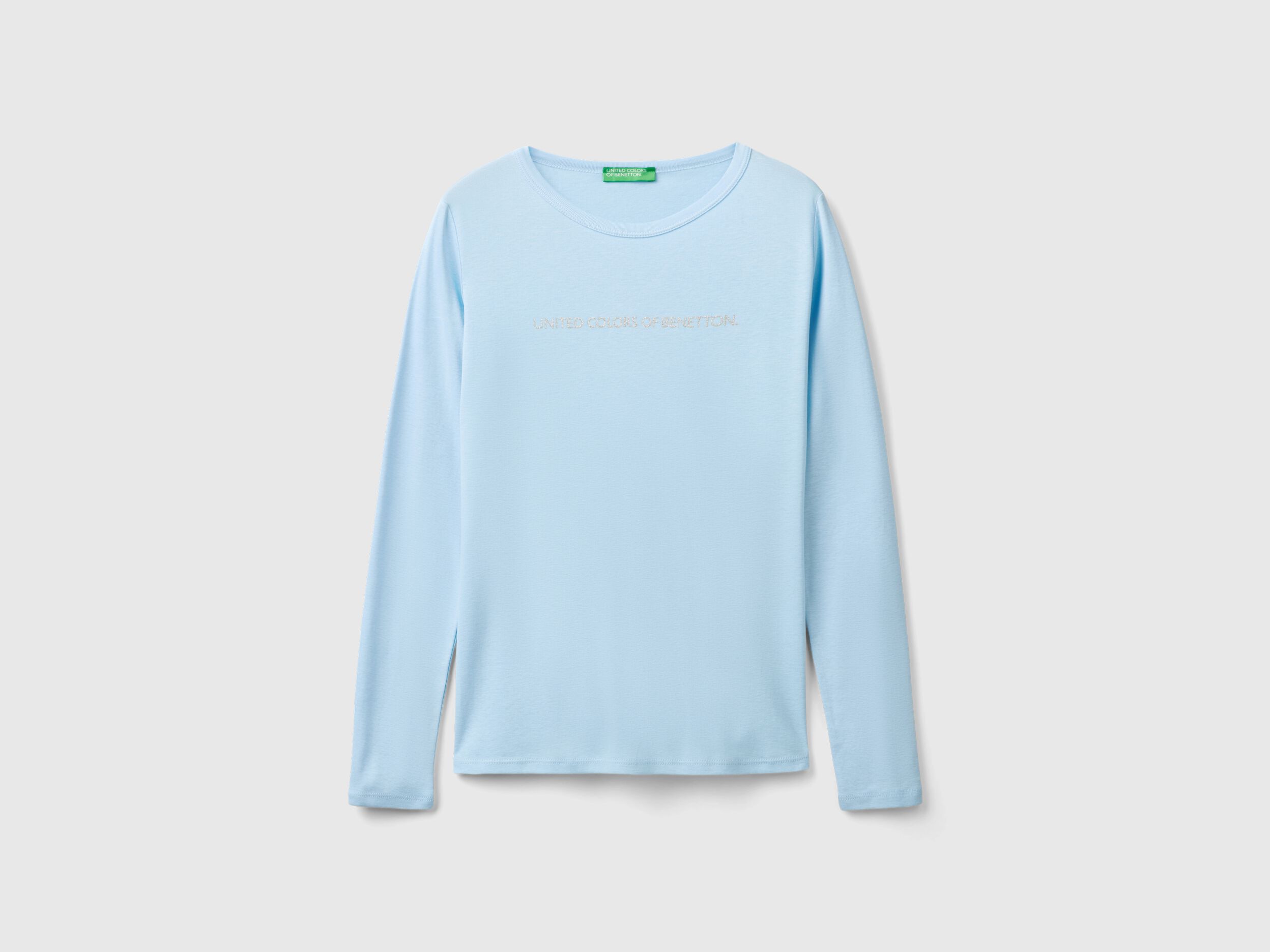 Maglie di cotone manica lunga benetton discount