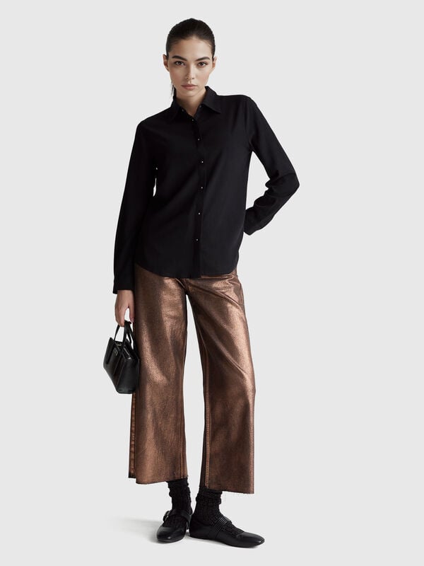 Camicia in cr&ecirc;pe Donna