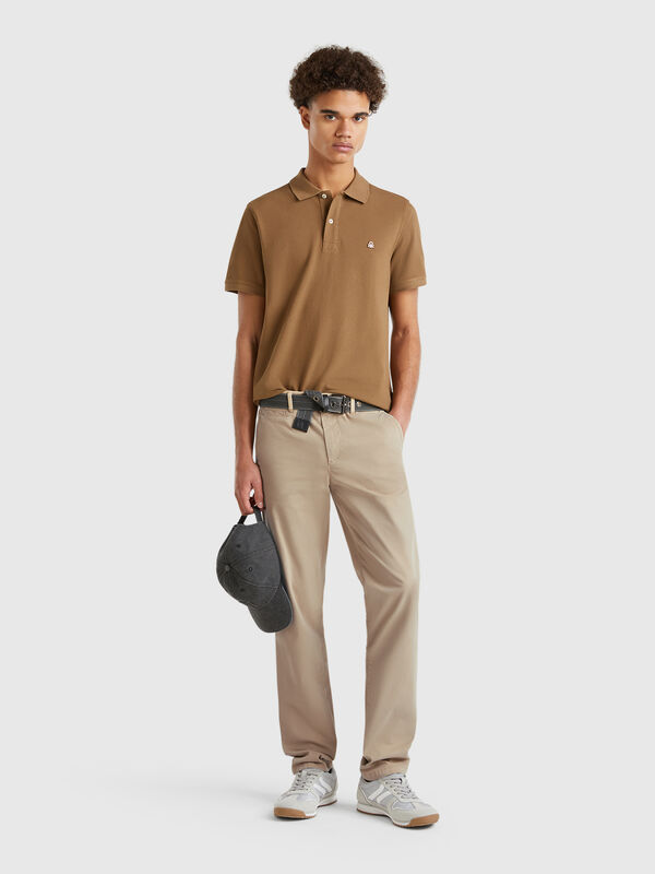 Chino beige slim fit  Uomo