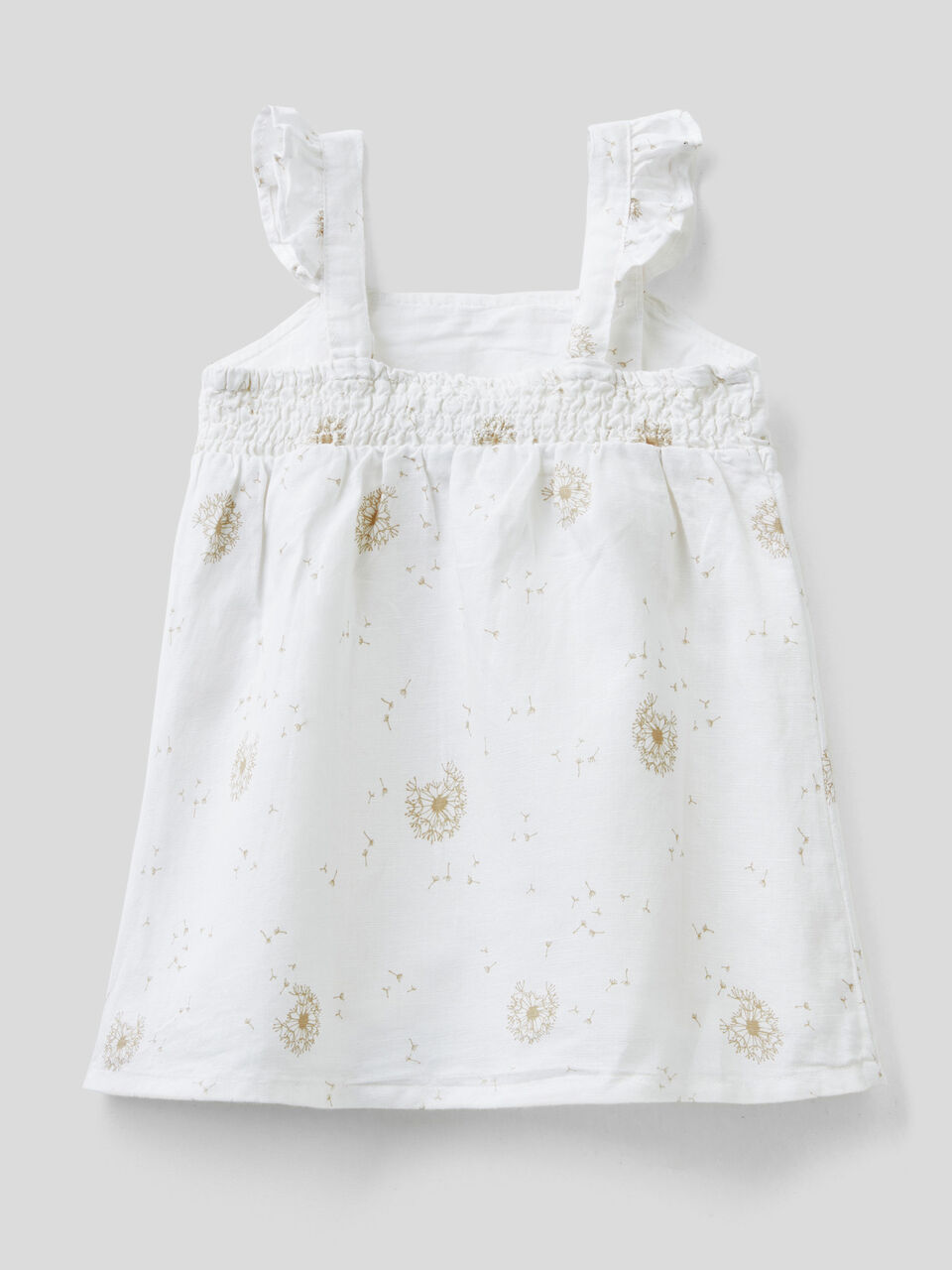 Vestito fantasia in misto lino image number 2
