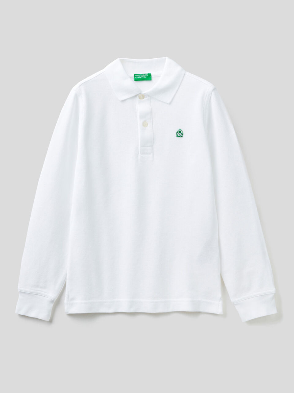 Polo manica lunga 100% cotone bio image number 1