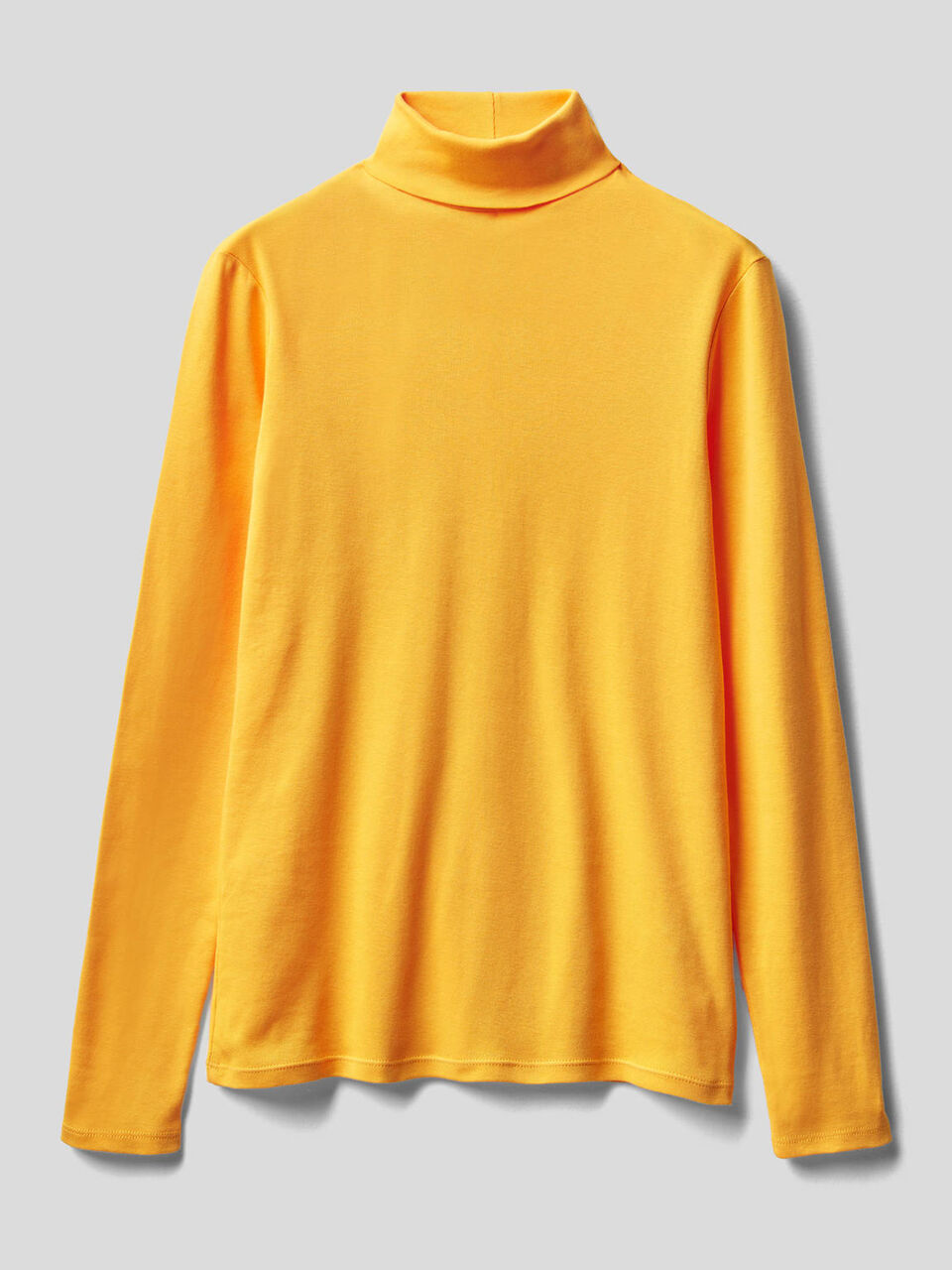 T-shirt a manica lunga con collo alto image number 1