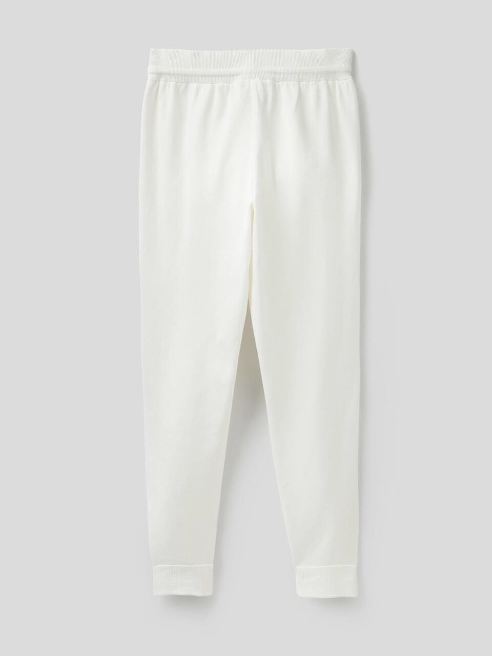 Pantaloni con coulisse in cotone tricot image number 2