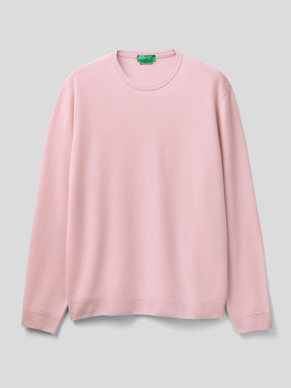 Maglia girocollo in pura lana vergine image number 1
