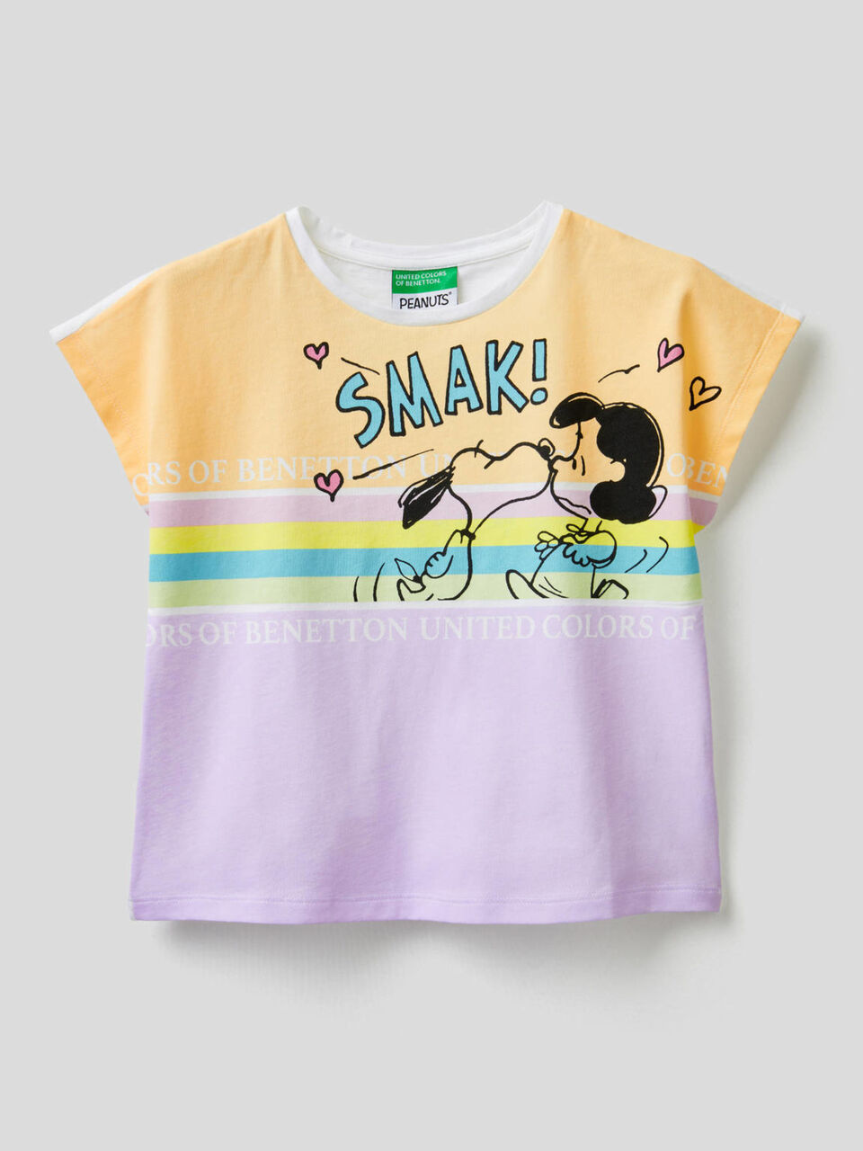 T-shirt stampa Peanuts in 100% cotone image number null