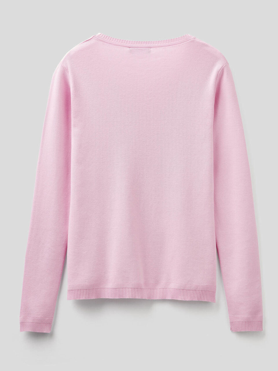 Maglia girocollo in puro cotone image number null