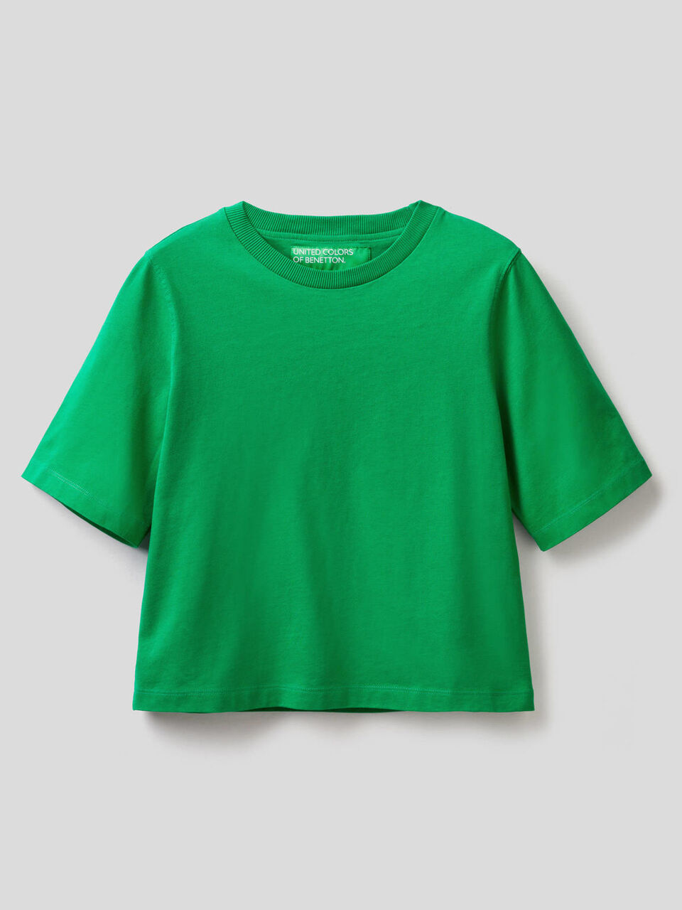 T-shirt boxy fit 100% cotone image number 1