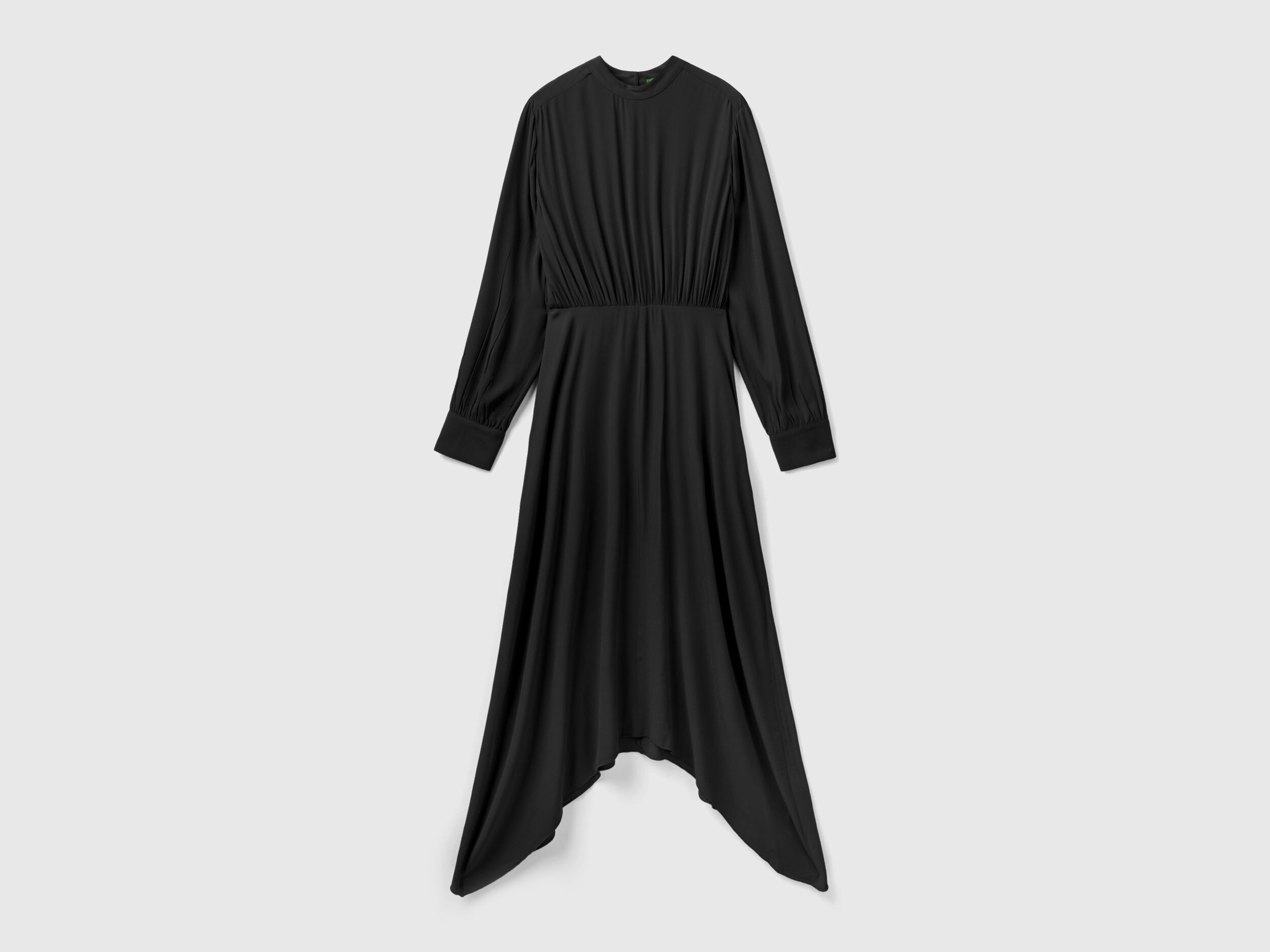 Vestito nero lungo benetton store