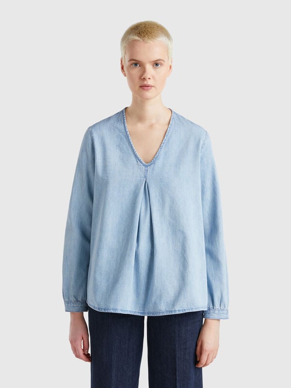 Blusa di jeans Donna