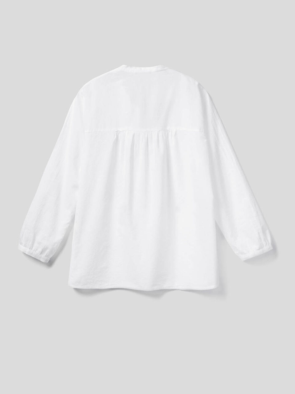 Blusa a manica lunga in 100% cotone image number 2