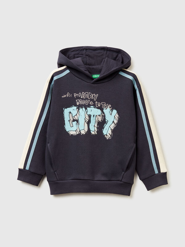 Felpa con cappuccio over fit Bambino