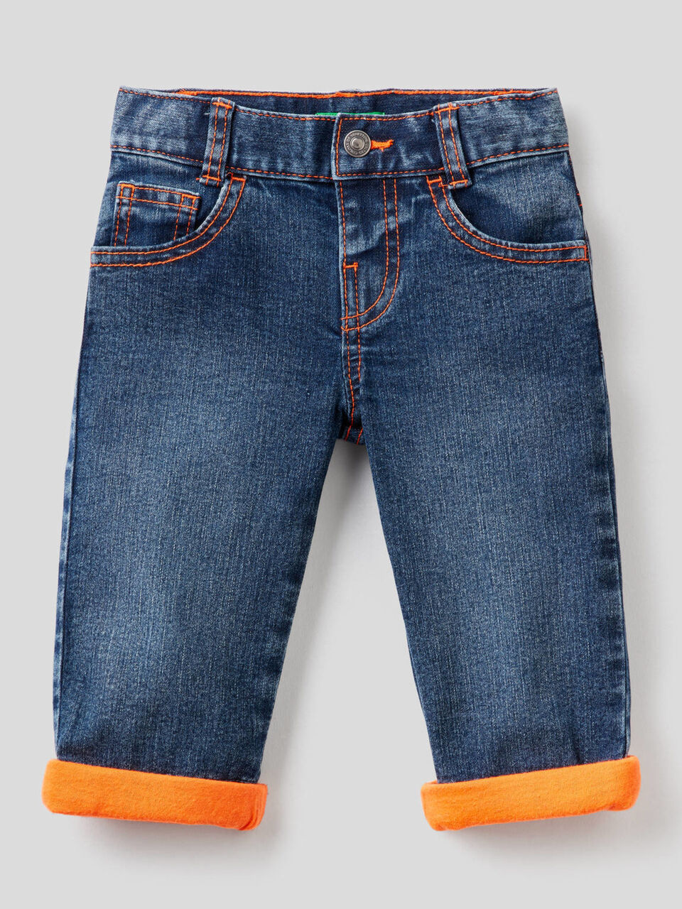 Jeans con dettagli fluo image number 1
