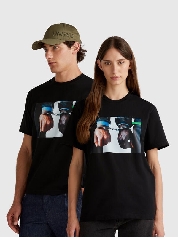 T-shirt con stampa fotografica Oliviero Toscani