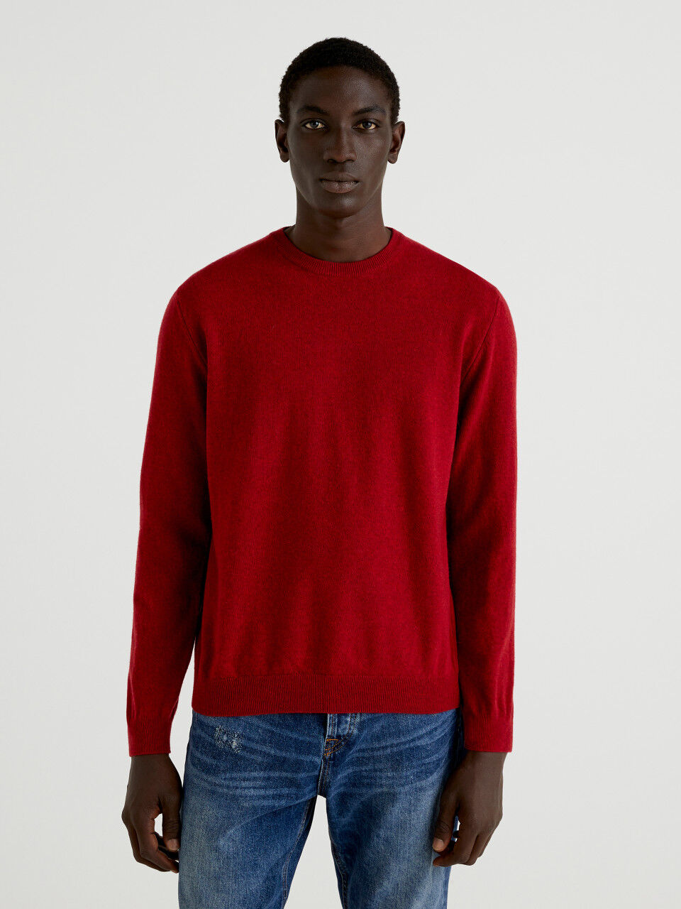 Uomo Abbigliamento da Maglieria da Maglioni con scollo a V PulloverDrumohr in Lana da Uomo colore Rosso 