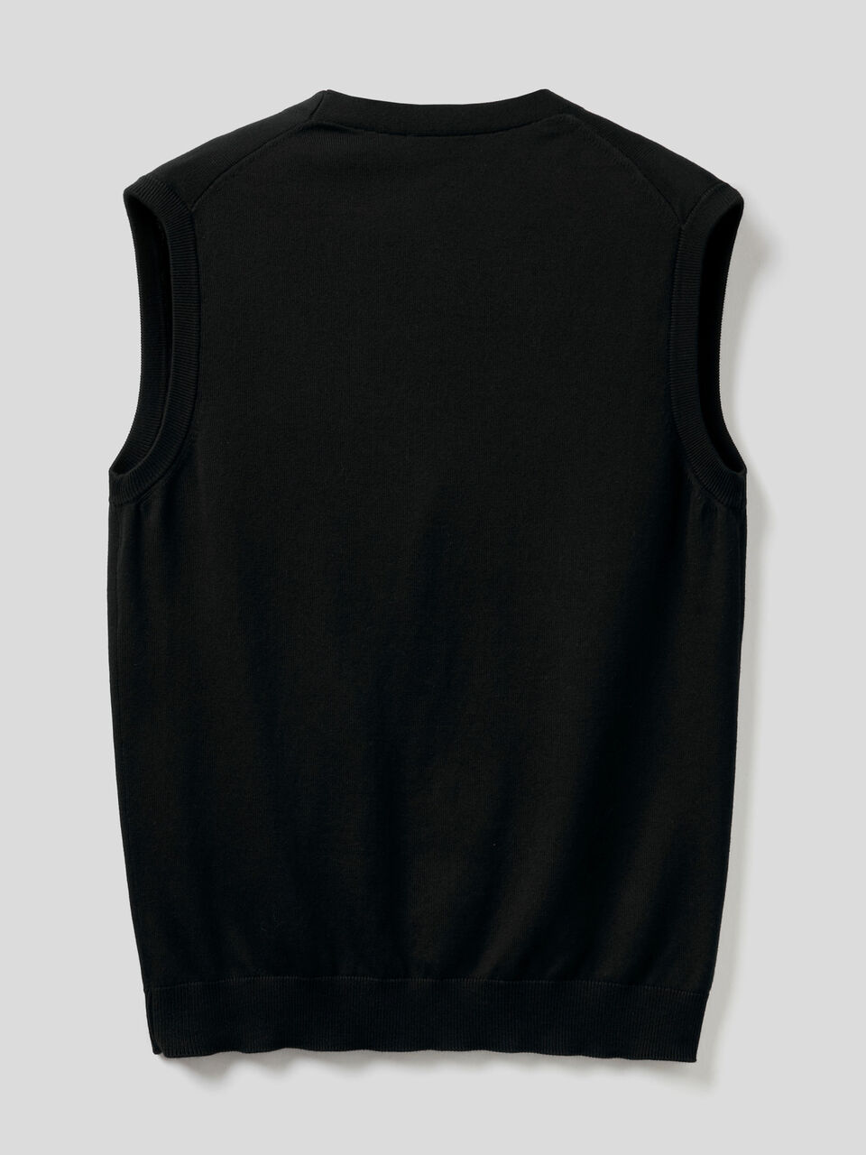 Gilet con bottoni in puro cotone image number 2