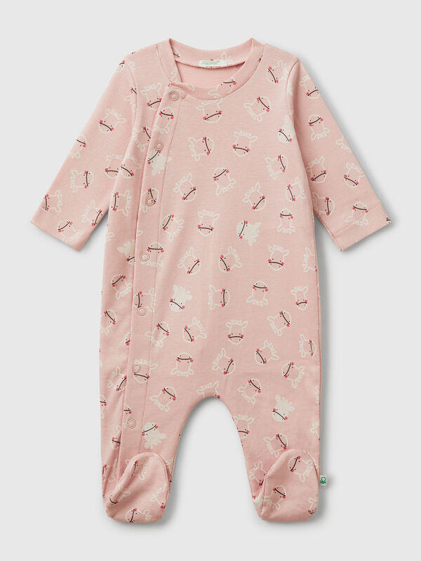 Tuta lunga con stampa fantasia Baby
