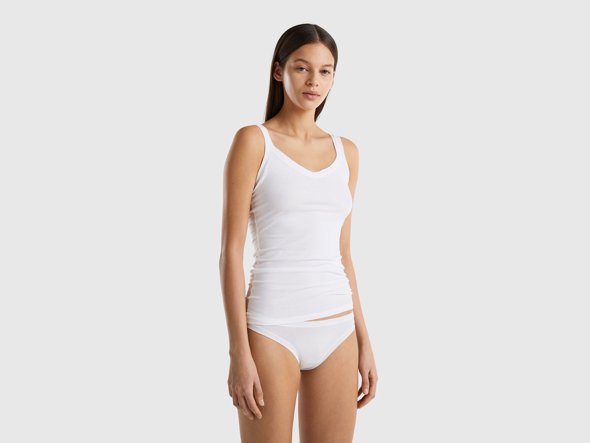 Canotte bianche sale donna
