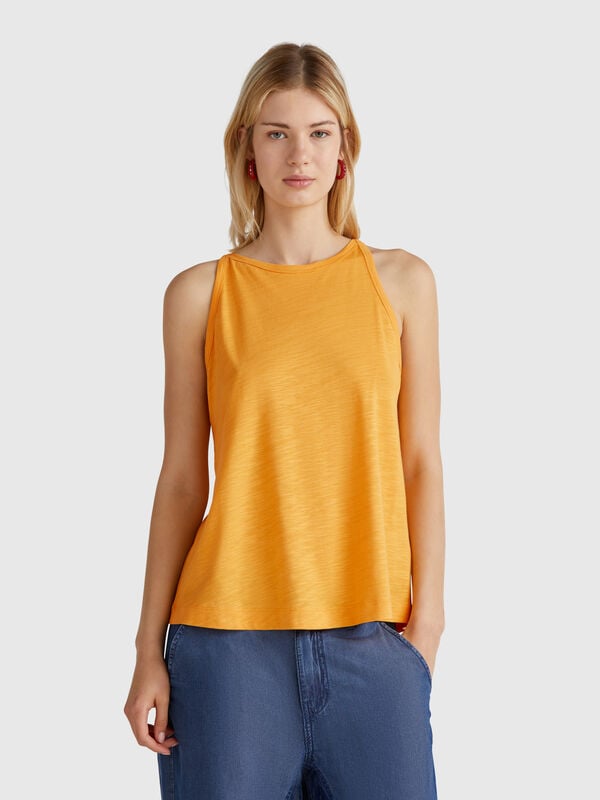 Canotta con scollo all'americana Donna