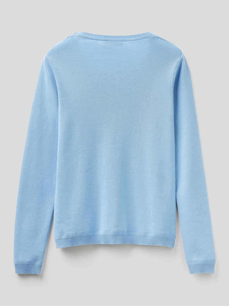 Maglia girocollo in puro cotone image number 2