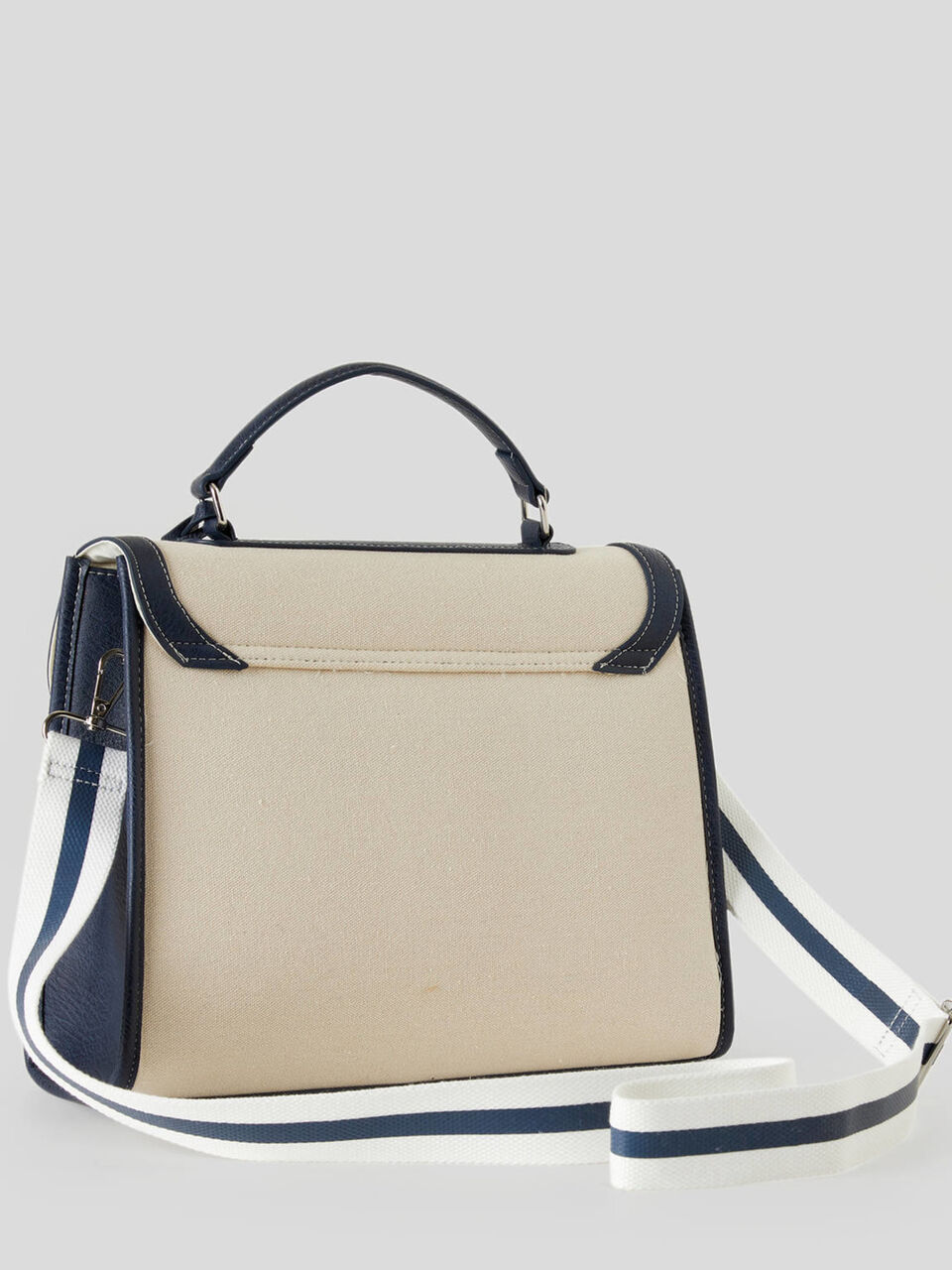 Borsa a bauletto in canvas image number 2
