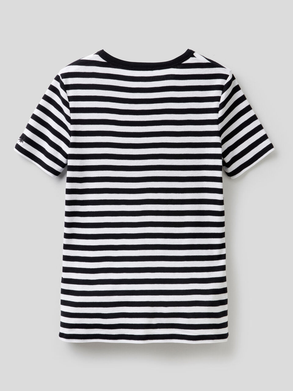 T-shirt girocollo a righe image number 2