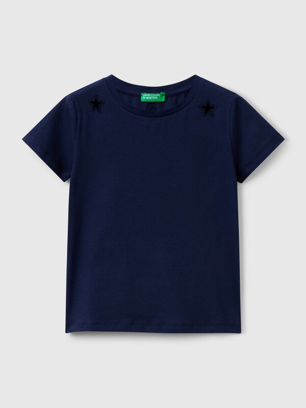 Maglietta con motivo cut out Bambina
