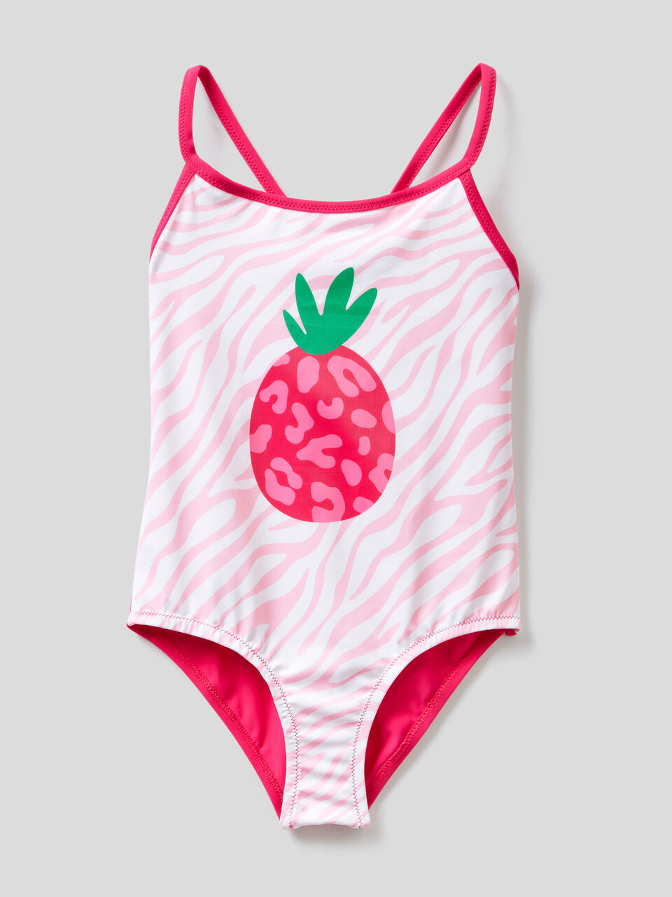 Costume intero con ananas image number 1