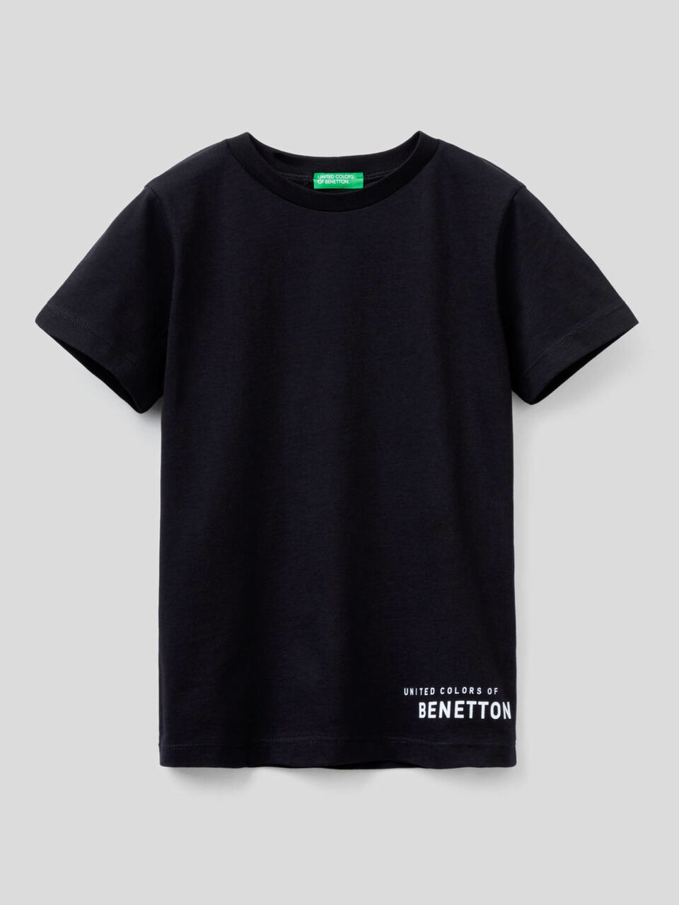 T-shirt basica in cotone biologico image number 1