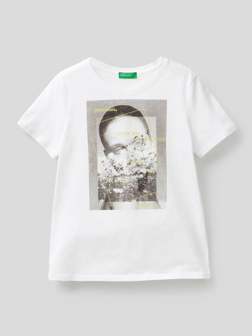 T-shirt 100% cotone con maxi stampa image number 1
