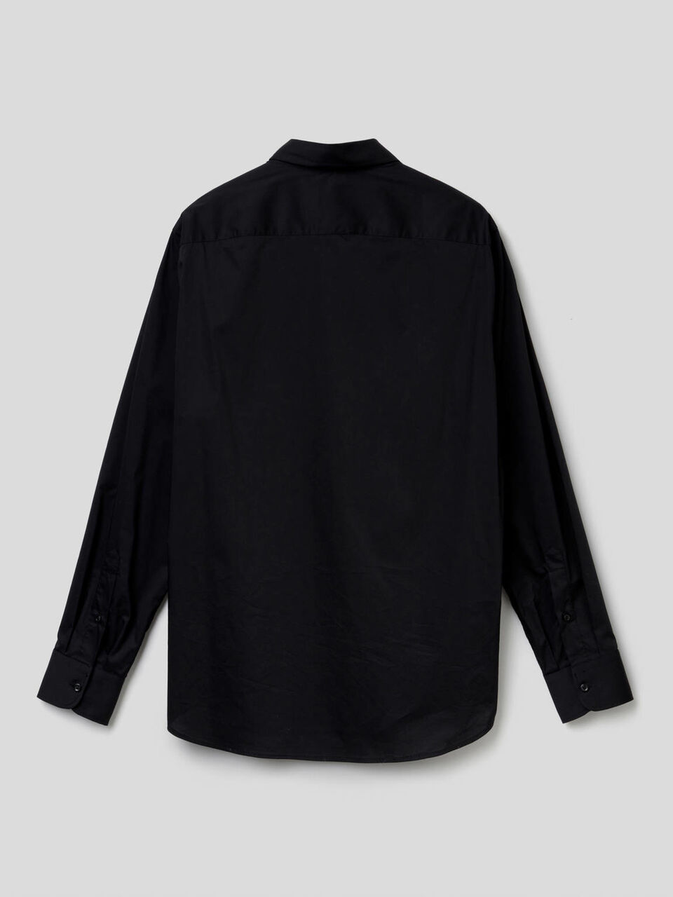 Camicia slim fit tinta unita image number 2