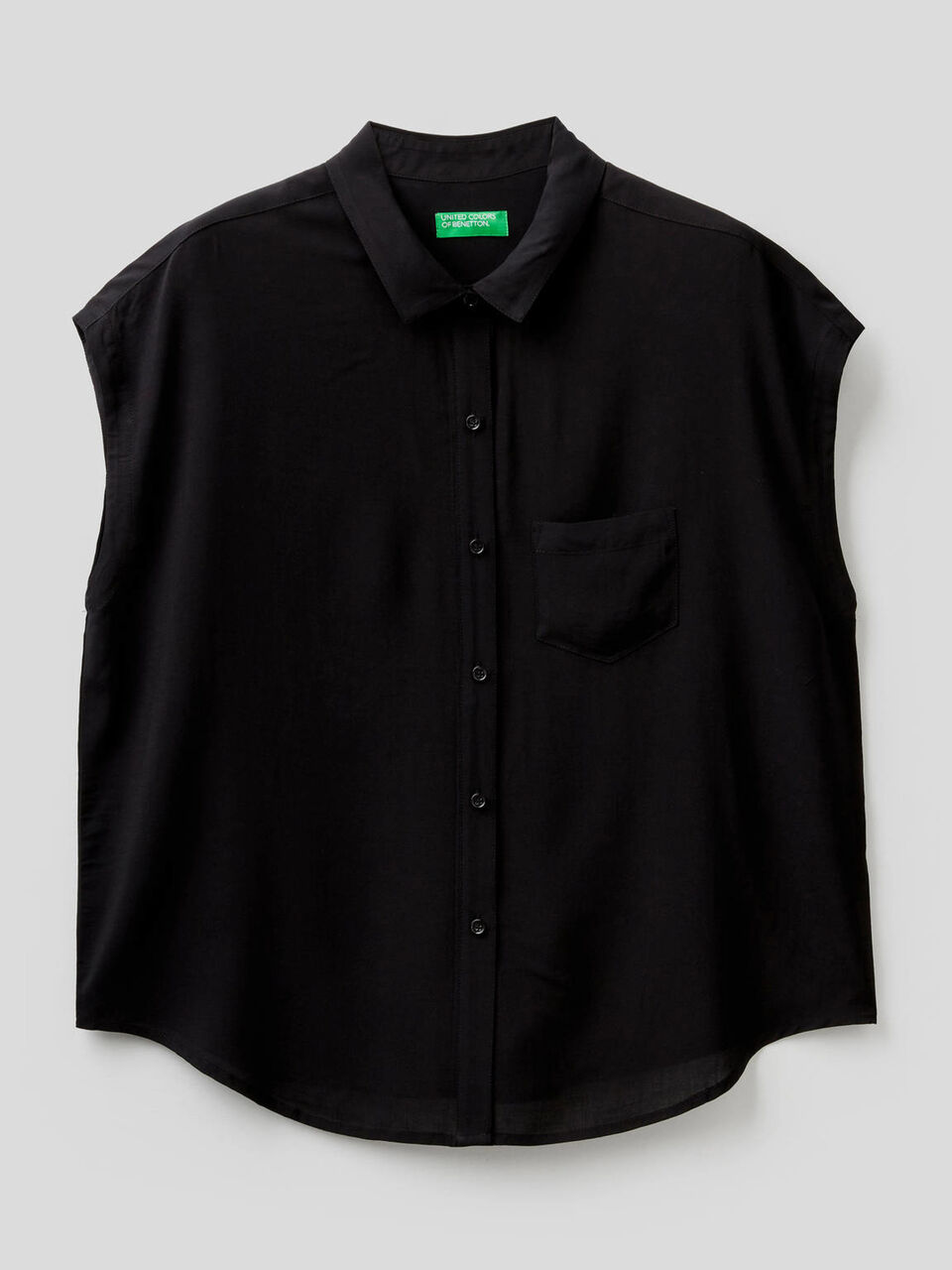 Camicia fluida a manica corta image number 1