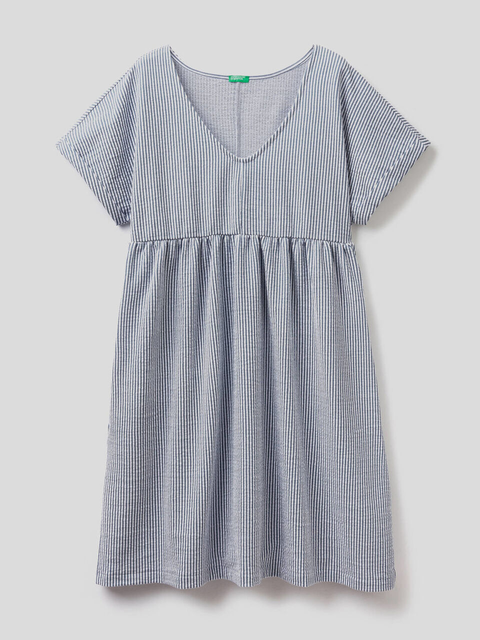 Vestito copricostume a righe image number 1