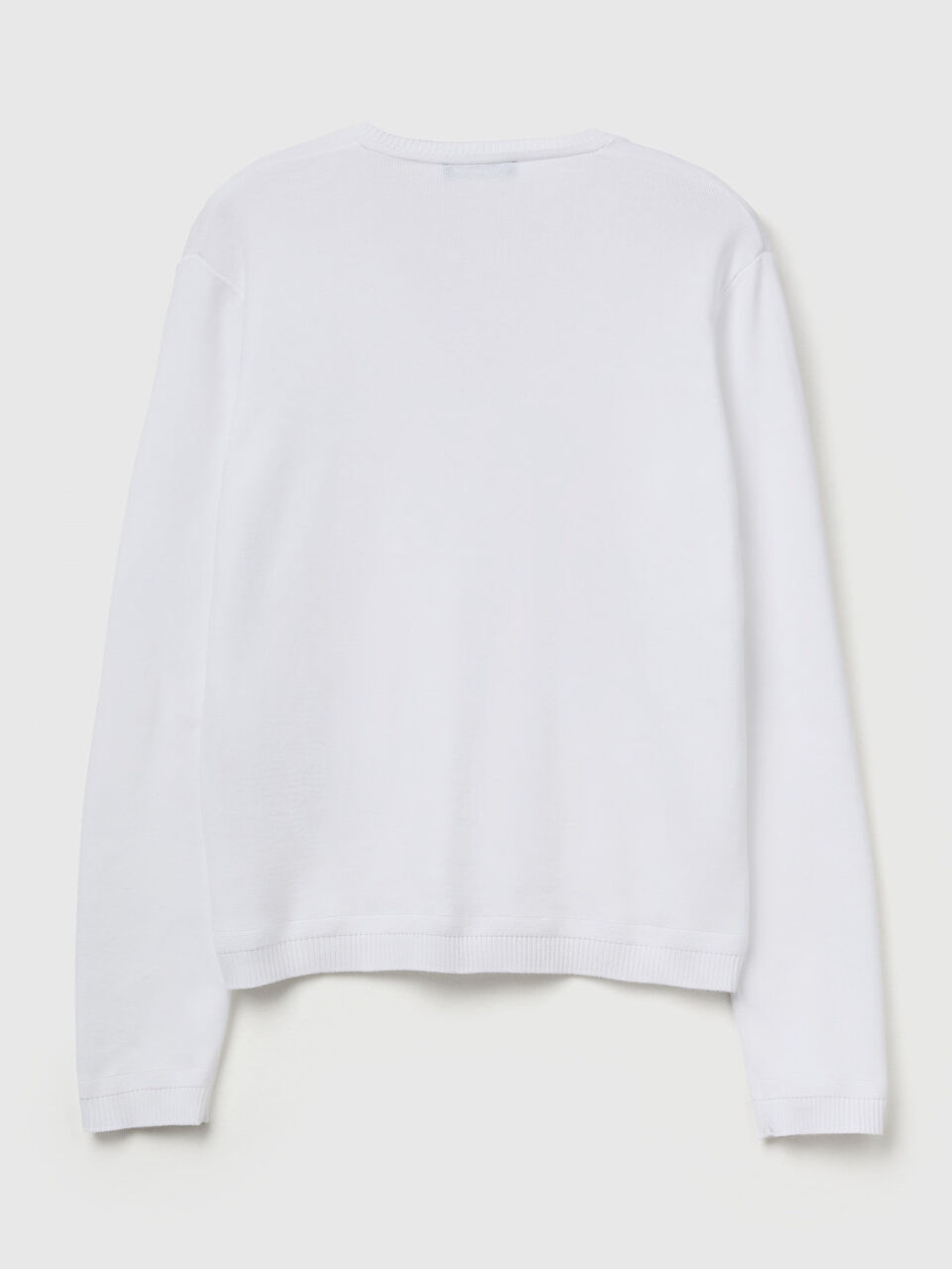 MAGLIA SCOLLO V M/L Donna image number 2