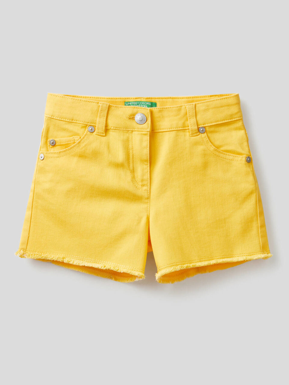 Shorts in misto cotone stretch image number 1