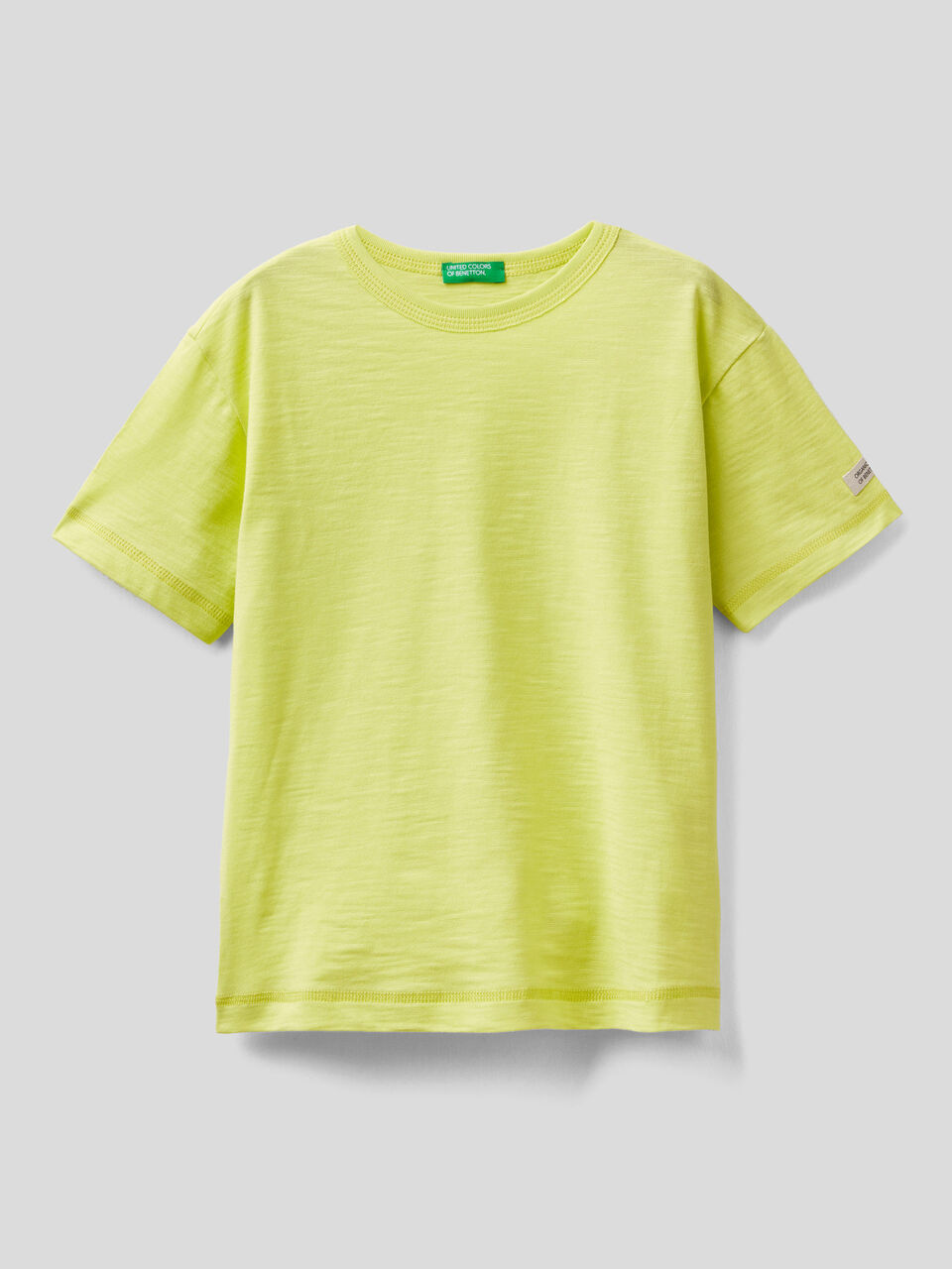 T-shirt manica corta in cotone bio image number 1