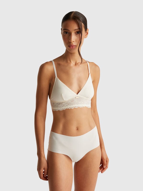 Reggiseno a triangolo con pizzo Donna